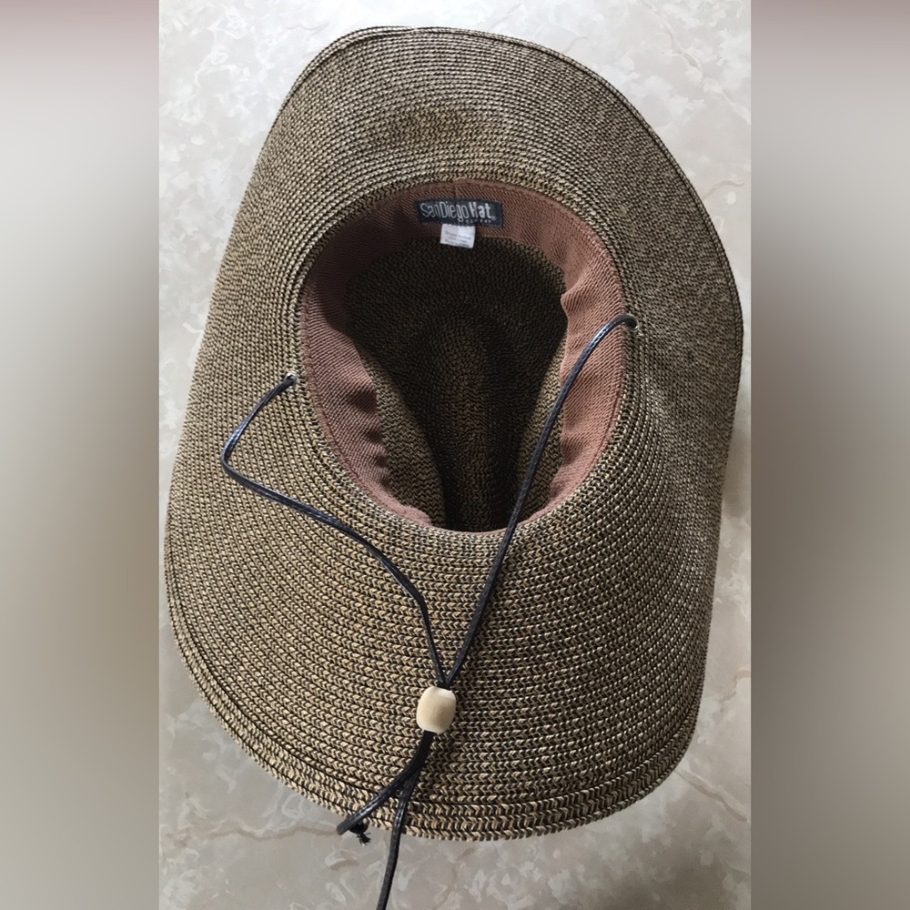 Sun hat. Worn once. Holds shape. - Picture 2 of 2